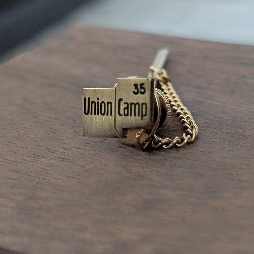 Vintage Union Camp Tie Tack / Tie Pin - 1/10 10K